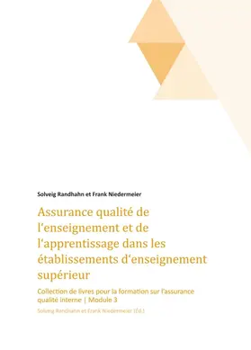 Randhahn / Solveig Randhahn / Niedermeier |  Assurance qualité de l'enseignement et de l'apprentissage dans les établissements d'enseignement | Buch |  Sack Fachmedien
