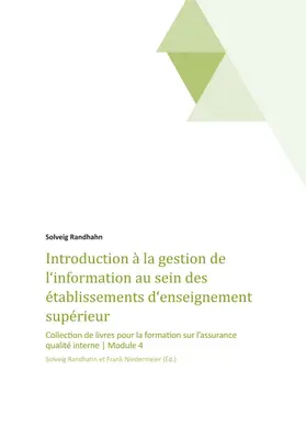 Randhahn / Solveig Randhahn / Niedermeier |  Introduction à la gestion de l'information au sein des établissements d'enseignement | Buch |  Sack Fachmedien