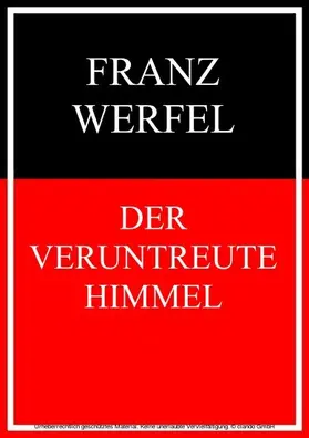 Werfel |  Der veruntreute Himmel | eBook | Sack Fachmedien