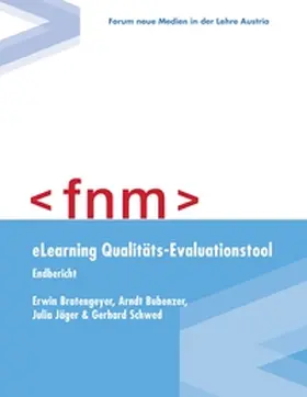 Bratengeyer / Bubenzer / Jäger |  eLearning Qualitäts-Evaluationstool | Buch |  Sack Fachmedien