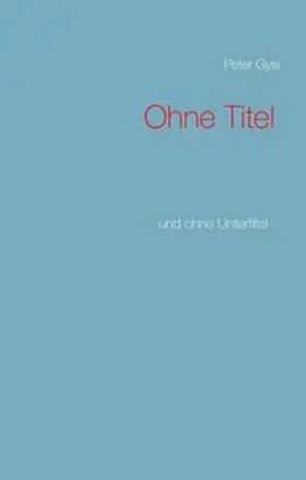 Gysi |  Ohne Titel | Buch |  Sack Fachmedien