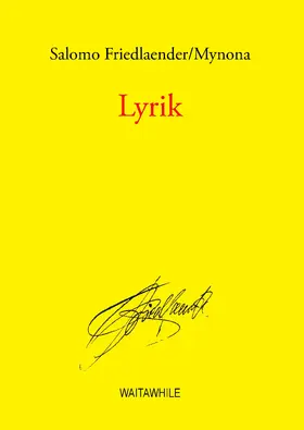 Friedlaender / Thiel / Geerken |  Lyrik | eBook | Sack Fachmedien