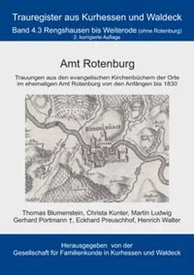 Blumenstein / Preuschhof / Kunter |  Amt Rotenburg | Buch |  Sack Fachmedien