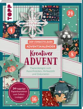 Lindgrün / Klobes |  Der verbastelbare Adventskalender: Kreativer Advent. Papierdesigns zum Ausschneiden, Verbasteln und Dekorieren. | Buch |  Sack Fachmedien