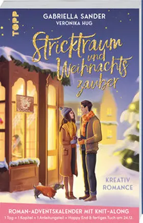 Sander / Hug |  Stricktraum und Weihnachtszauber. Eine Kreativ-Romance. Mit Multimuster-Tuch-Knit-Along. Adventskalenderbuch | Buch |  Sack Fachmedien