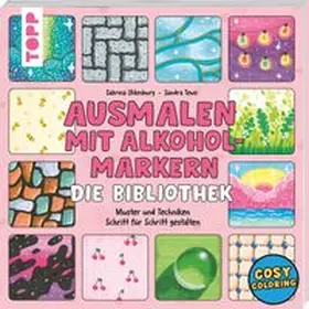 Oldenburg / Tews |  Ausmalen mit Alkoholmarkern - die Bibliothek | Buch |  Sack Fachmedien