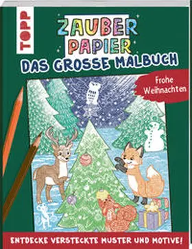 Hecher |  Zauberpapier - Das große Malbuch - Frohe Weihnachten | Buch |  Sack Fachmedien