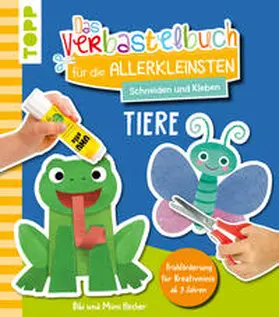Hecher |  Das Verbastelbuch für die Allerkleinsten. Schneiden und Kleben. Tiere | Buch |  Sack Fachmedien