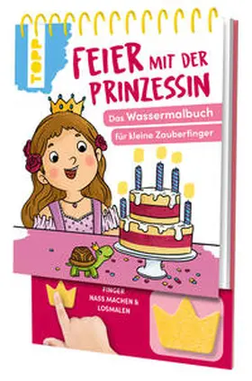 Teichmann |  Feier mit der Prinzessin. Das Wassermalbuch zum Mitmachen | Buch |  Sack Fachmedien