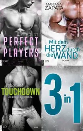 Boldt / Zapata / Keeland |  Das Football-Bundle - 3 Romane in einem E-Book | eBook | Sack Fachmedien