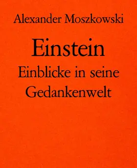 Moszkowski |  Einstein | eBook | Sack Fachmedien