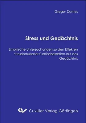Domes |  Stress und Gedächtnis | eBook | Sack Fachmedien