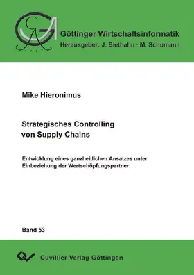Hieronimus |  Strategisches Controlling von Supply Chains | eBook | Sack Fachmedien