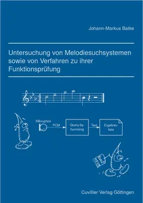 Batke |  Untersuchung von Melodiesuchsystemen sowie von Verfahren zu ihrer Funktionsprüfung | eBook | Sack Fachmedien