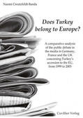 Creutzfeldt-Banda |  Does Turkey belong to Europe? | eBook | Sack Fachmedien