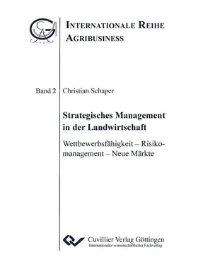 Schaper |  Strategisches Management in der Landwirtschaft | eBook | Sack Fachmedien