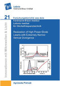 Pietrzak |  Realization of High Power Diode Lasers with Extremely Narrow Vertical Divergence | eBook | Sack Fachmedien