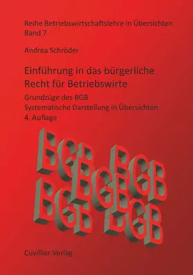 Schröder |  Einführung in das bürgerliche Recht für Betriebswirte | eBook | Sack Fachmedien