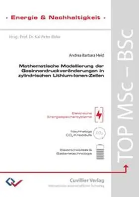 Held / Birke |  Mathematische Modellierung der Gasinnendruckveränderungen in zylindrischen Lithium-Ionen-Zellen | Buch |  Sack Fachmedien