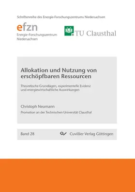 Neumann |  Allokation und Nutzung von erschöpfbaren Ressourcen | eBook | Sack Fachmedien