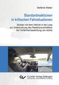 Weber |  Standardreaktionen in kritischen Fahrsituationen | eBook | Sack Fachmedien