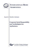 Luhmann |  Corporate Social Responsibility und Nachhaltigkeit im Agribusiness | Buch |  Sack Fachmedien