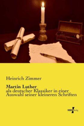 Zimmer |  Martin Luther | Buch |  Sack Fachmedien