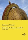 Weitzel |  Geschichte der Staatswissenschaft | Buch |  Sack Fachmedien