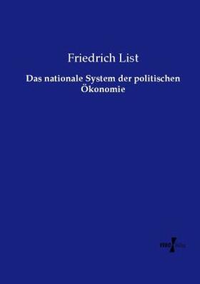 List |  Das nationale System der politischen Ökonomie | Buch |  Sack Fachmedien