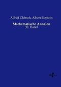 Clebsch / Einstein |  Mathematische Annalen | Buch |  Sack Fachmedien