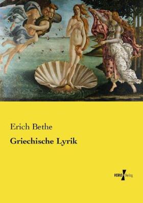 Bethe |  Griechische Lyrik | Buch |  Sack Fachmedien
