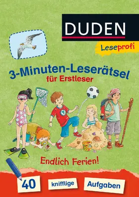 Moll |  Leseprofi - 3-Minuten-Leserätsel für Erstleser: Endlich Ferien | Buch |  Sack Fachmedien