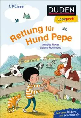 Moser |  Duden Leseprofi - Rettung für Hund Pepe, 1. Klasse | Buch |  Sack Fachmedien