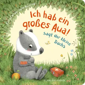 Kitzing |  "Ich hab ein großes Aua", sagt der kleine Dachs (Trost-Buch) | Buch |  Sack Fachmedien