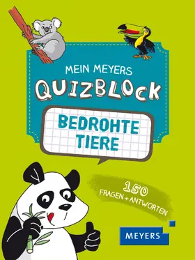 David |  Mein Meyers Quizblock - Bedrohte Tiere | Buch |  Sack Fachmedien