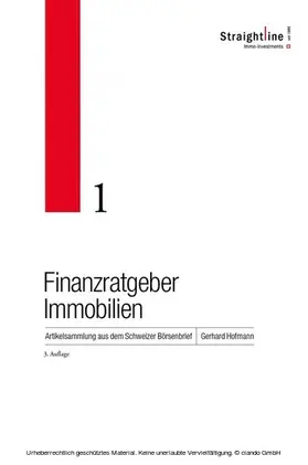 Hofmann |  Finanzratgeber Immobilien | eBook | Sack Fachmedien
