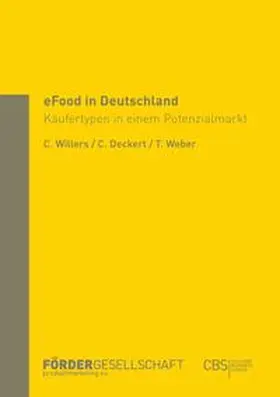 Willers / Deckert / Weber | eFood in Deutschland | Buch | 978-3-7375-4113-8 | www.sack.de