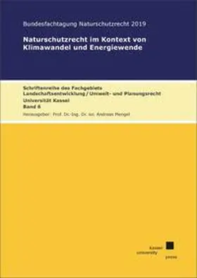 Mengel |  Naturschutzrecht im Kontext von Klimawandel und Energiewende | Buch |  Sack Fachmedien
