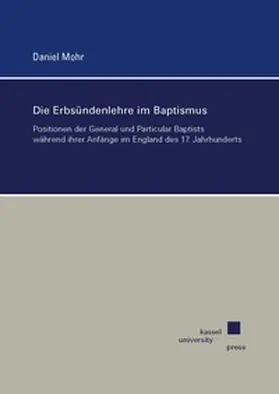 Mohr |  Die Erbsündenlehre im Baptismus | Buch |  Sack Fachmedien