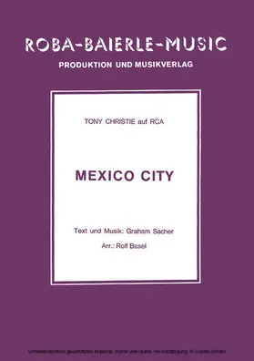 Sacher / Basel / Christie |  Mexico City | eBook | Sack Fachmedien