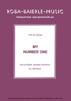 Basel / Luv |  My Number One | eBook | Sack Fachmedien