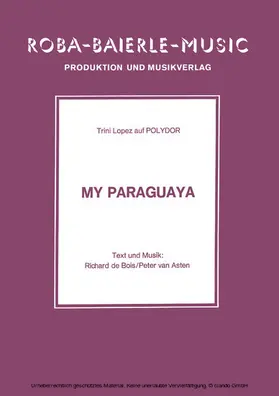 de Bois / Asten / Lopez |  My Paraguaya | eBook | Sack Fachmedien