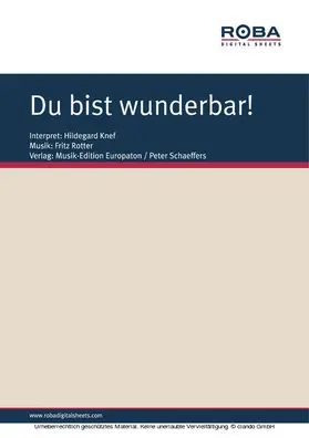Rotter / Knef |  Du bist wunderbar! | eBook | Sack Fachmedien