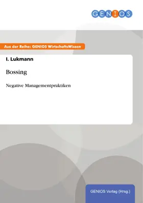 Lukmann |  Bossing | eBook | Sack Fachmedien