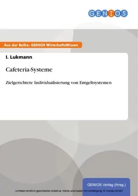 Lukmann |  Cafeteria-Systeme | eBook | Sack Fachmedien