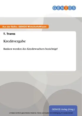 Trares |  Kreditvergabe | eBook | Sack Fachmedien