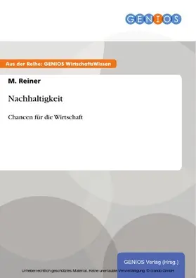 Reiner |  Nachhaltigkeit | eBook | Sack Fachmedien