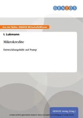 Lukmann |  Mikrokredite | eBook | Sack Fachmedien