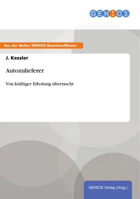 Kessler | Autozulieferer | E-Book | sack.de