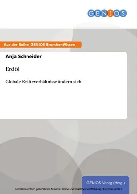 Schneider |  Erdöl | eBook | Sack Fachmedien